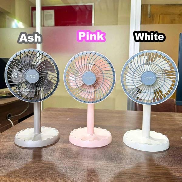 Joy Super JY-2218 Professional Rechargeable Portable Mini Table Fan